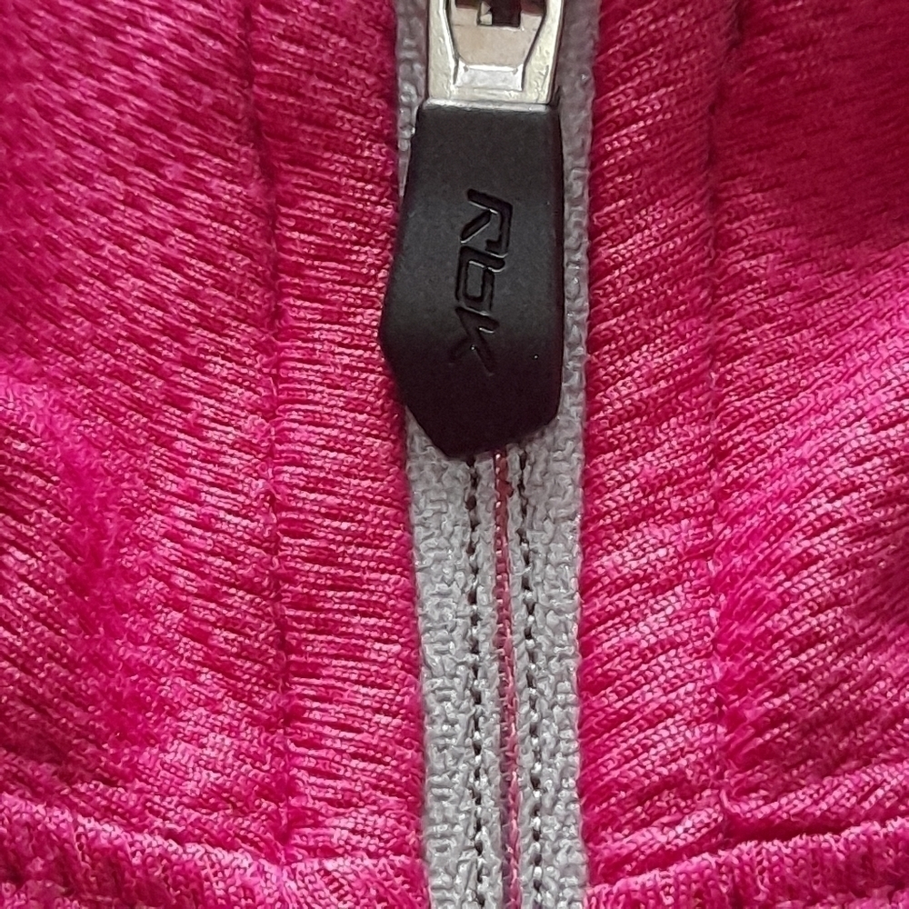 REEBOK Play Dry Running Jacket Reflective Activewear Women's Large pink - Picture 5 of 8